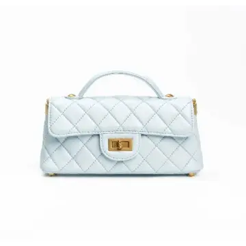 Women's Small Quilted Crossbody Chain Shoulder Bag