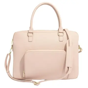 Vegan Leather Convertible Laptop Bag