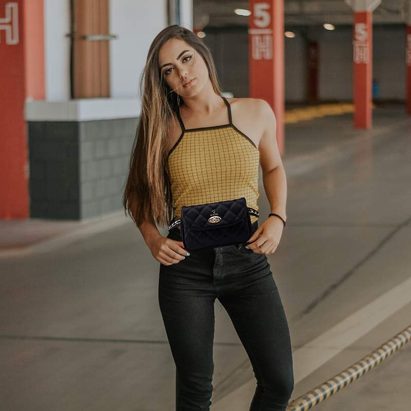 Mini Chain Belt Bag Fashionable Shoulder Waist Bag