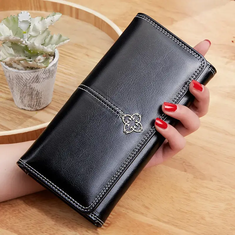 PU Leather Women's Wallet Women's Leather Clutch Bag