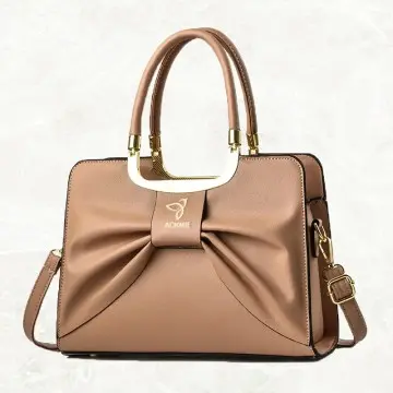 New PU Leather Purse Bow Leather wome...