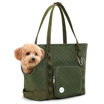 Pet Tote Bag Portable Small Dog Soft Leather Pet Bag