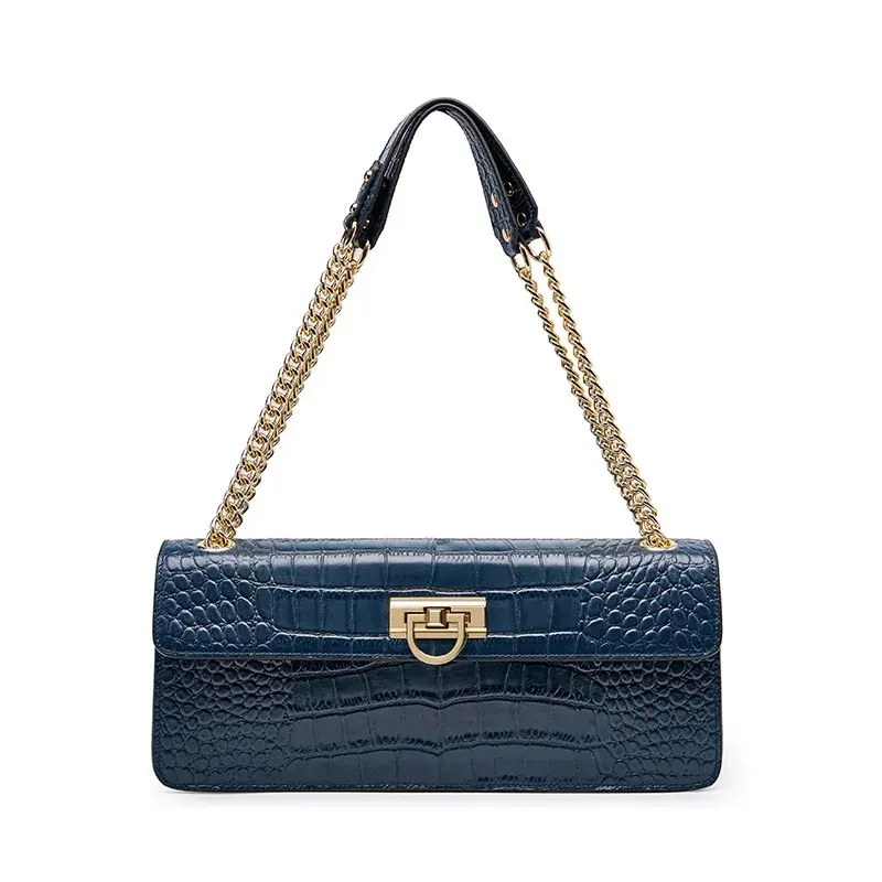 Crocodile Print Women's Chain Bag Shoulder Bag