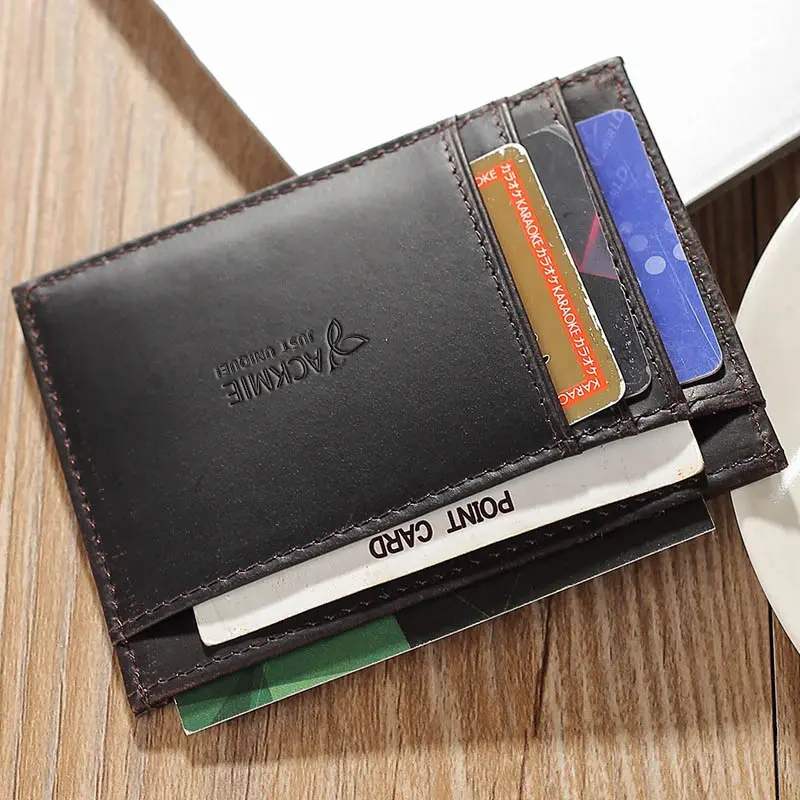 Genuine Leather Card Holder Anti-magnetic Card Bag