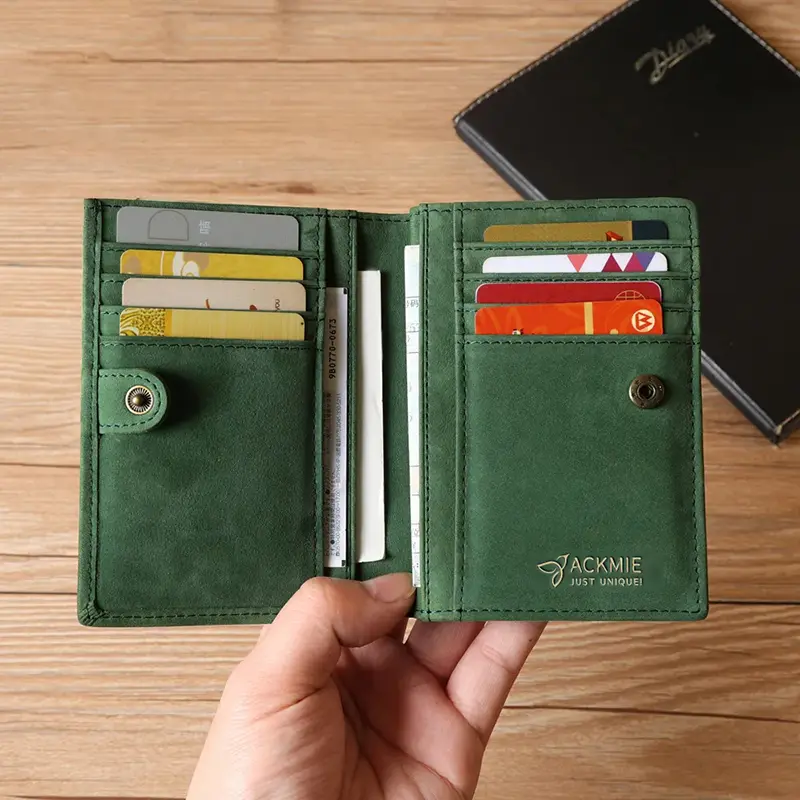 Genuine Leather Wallet Folding Anti-theft Wallet