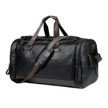 Leather Travel Duffle Bags Mens Weekender Bags Luggage Bags