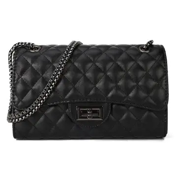 Women's Quilted Leather Crossbody Bag...