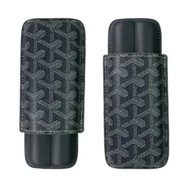 Two Cigar Cases Cigar Leather Case Storage Bag