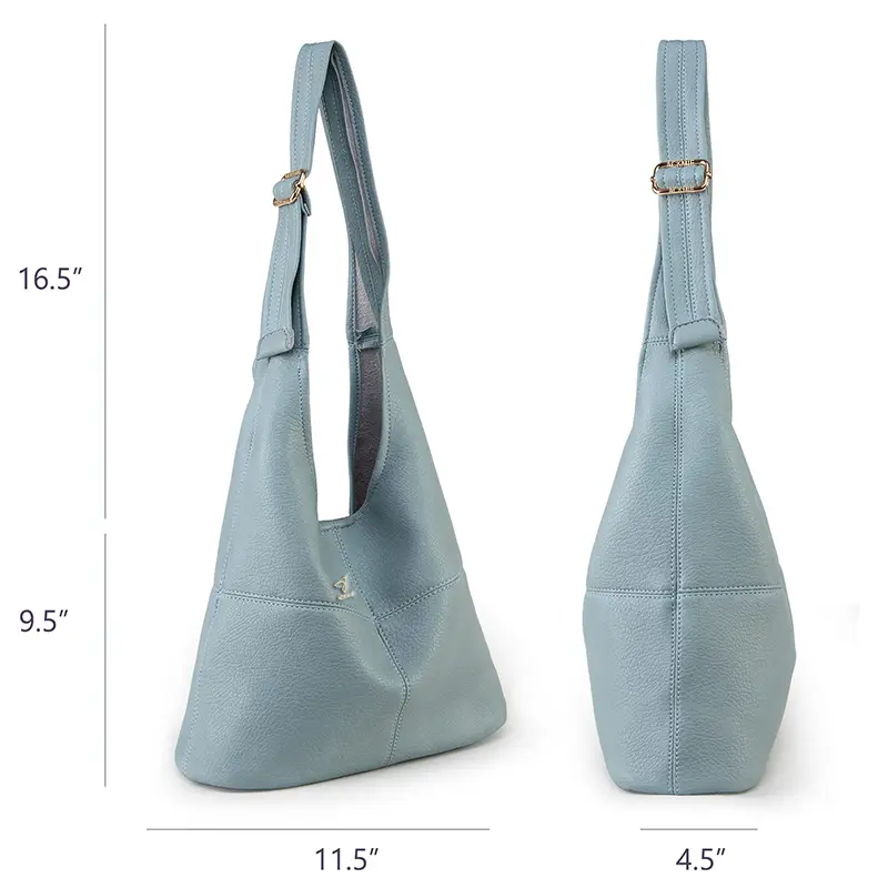 Soft Women's Hobo Bag Tote Bag with Coin Purse
