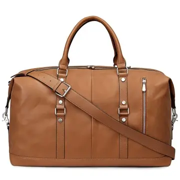 Genuine Leather Women Travel Duffle B...