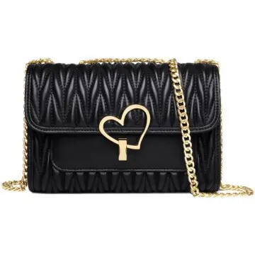 Casual Chain Bag Cowhide Shoulder Bag