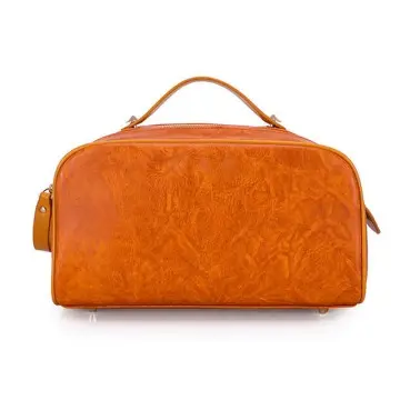 PU Leather Simple Large Capacity Makeup Bag