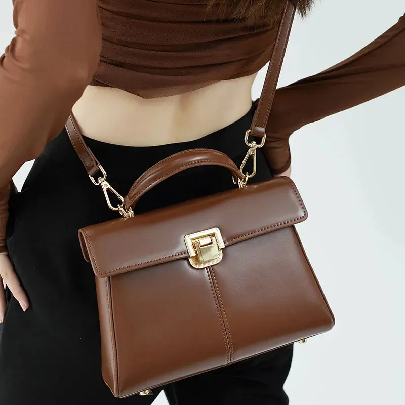 Women's Genuine Leather Purse Crossbody Bag Handbag
