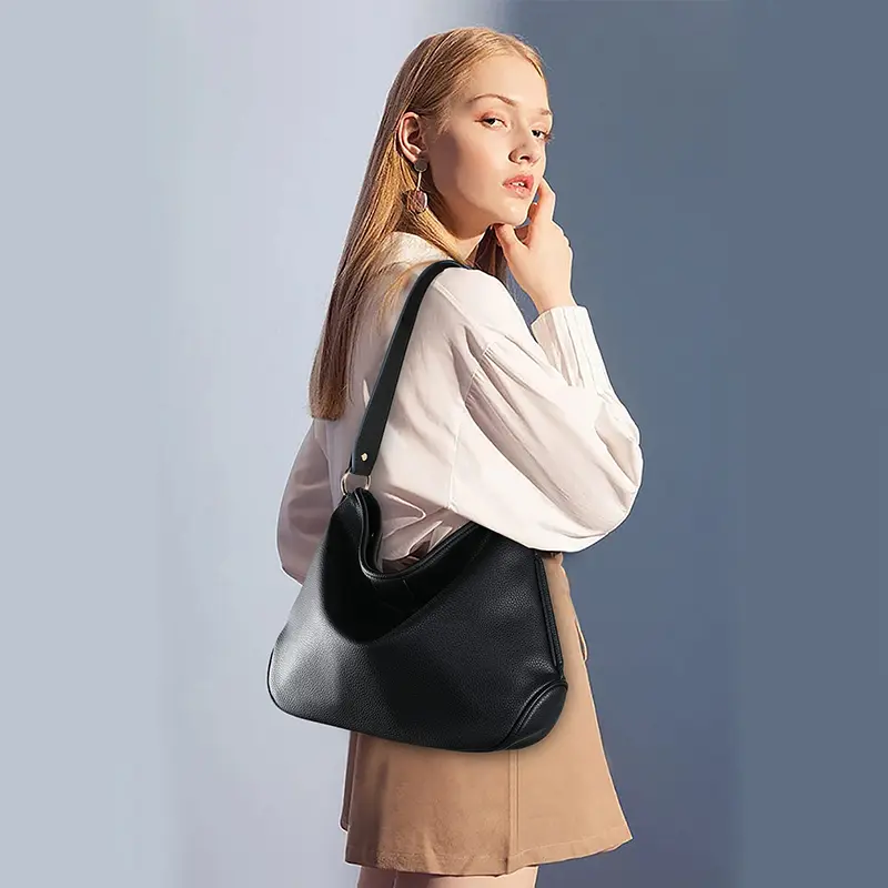 Leather Hobo Bags for Women Shoulder Satchel Bag