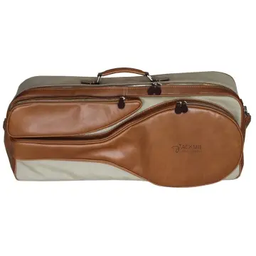 Luxury Leather Tennis Bag with Storage Pouch