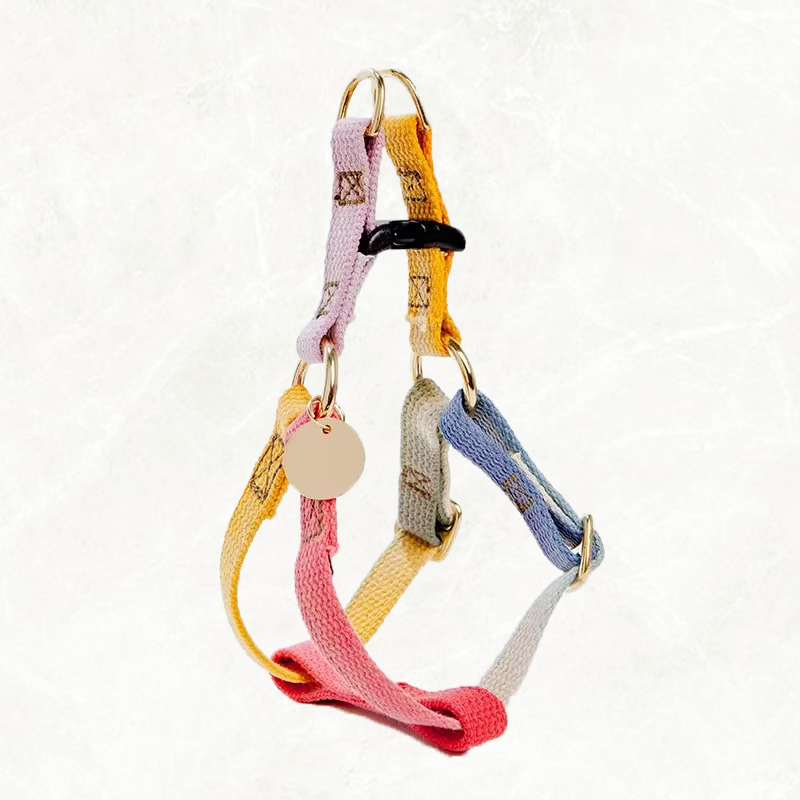 Colorful Cotton Woven Adjustable Pet Harness