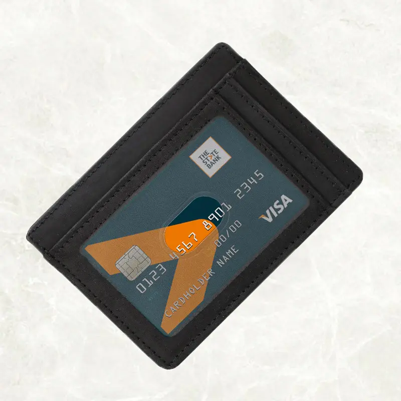 Genuine Leather Card Holder Anti-magnetic Card Bag