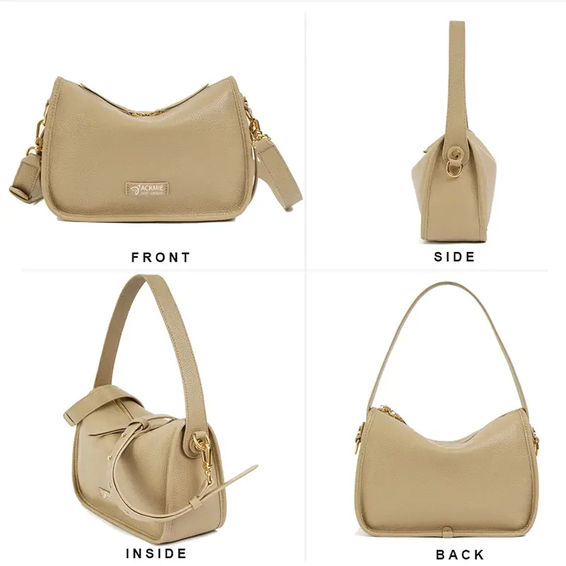 Personalized Leather Shoulder Bag Genuine Leather Handbag for Women