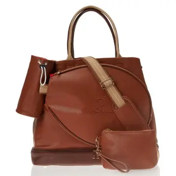 Large Leather Tennis Racquet Bag Tennis Tote