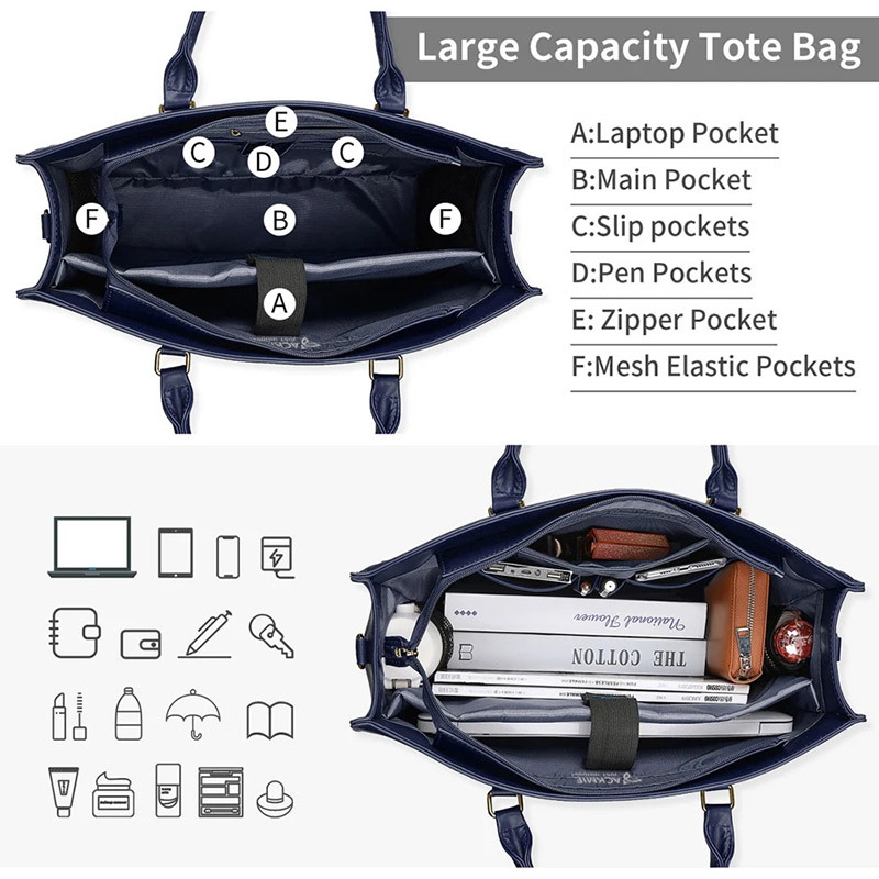 Ladies Leather Laptop Bag Shoulder Bag