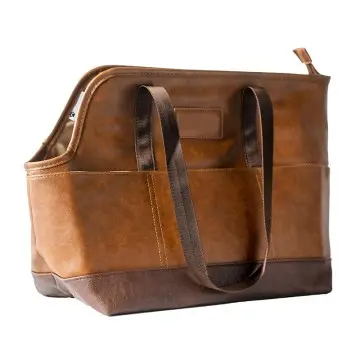 PU Leather Pet Carrier Tote BagAirlin...