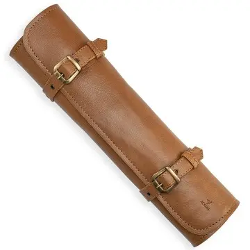Knife Roll Bag Genuine Leather Chef Knife Bag 7 Slots