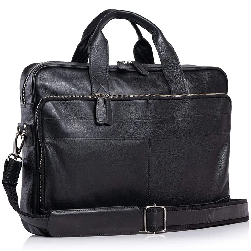 18-inch Laptop Leather Laptop Bag Messenger Bag