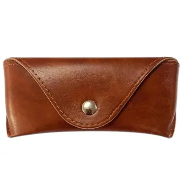 Portable Leather Glasses Case Sunglasses Bag Horizontal Glasses Case