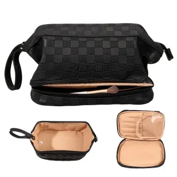 Waterproof Leather Large Capacity Makeup Bag For Travel