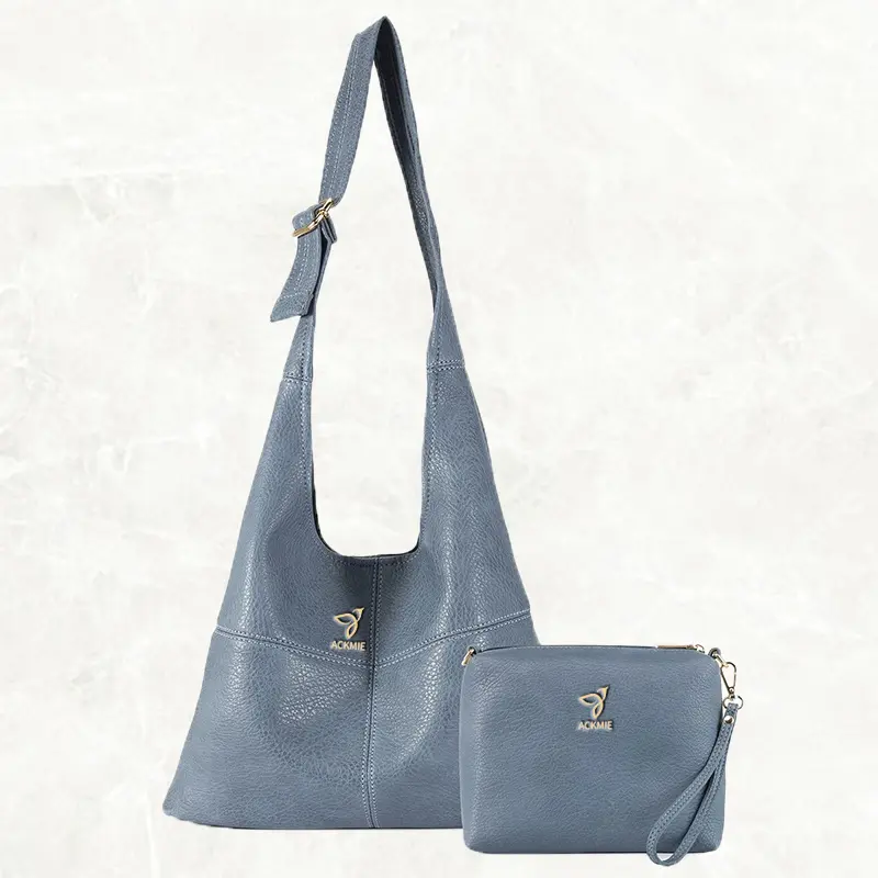 Soft Women's Hobo Bag Tote Bag with Coin Purse