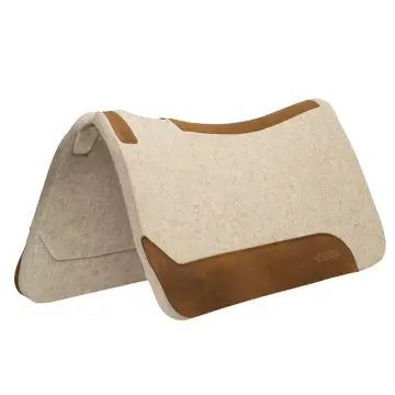 Genuine Leather Wool Felt Saddle Pad Equestrian Equipment