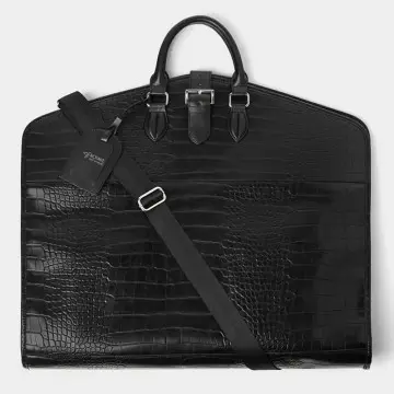 Black PU Fashion Men's Duffle Travel Bag